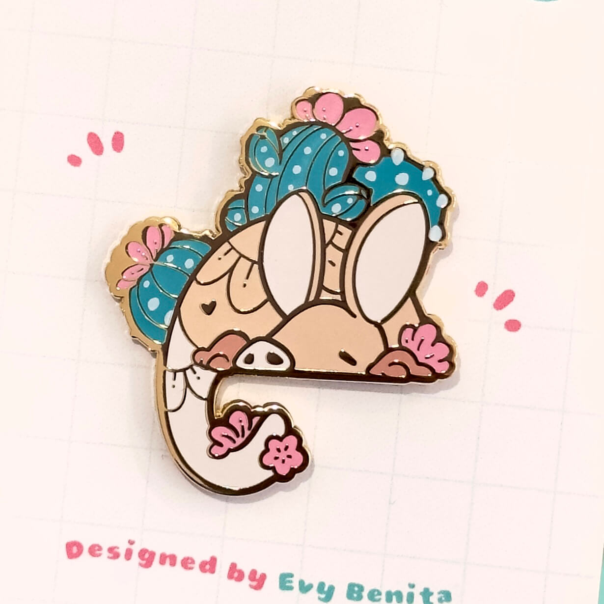 Aardvark Enamel Pin