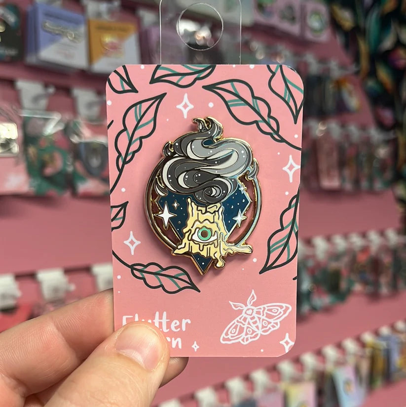 Burnt Out Enamel Pin