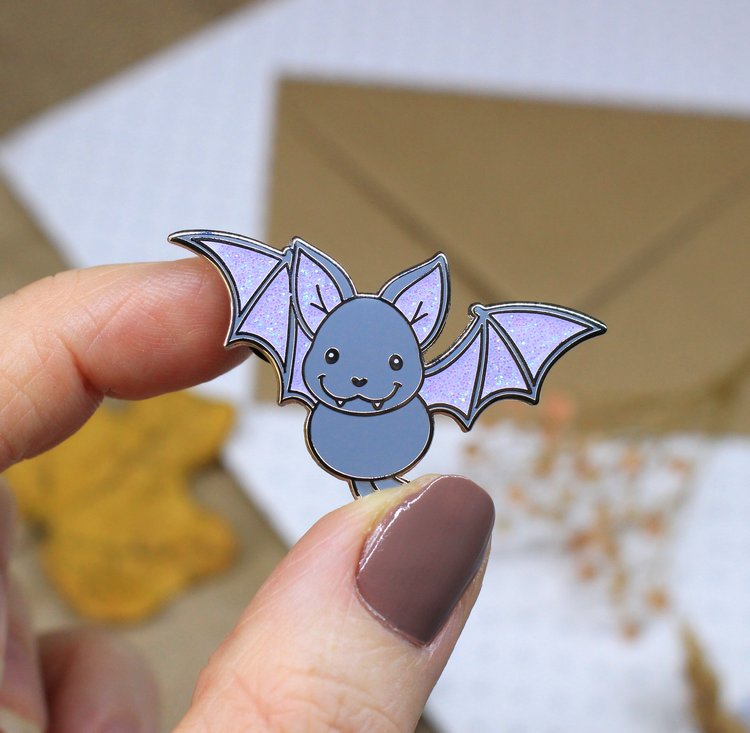 Bat Enamel Pin