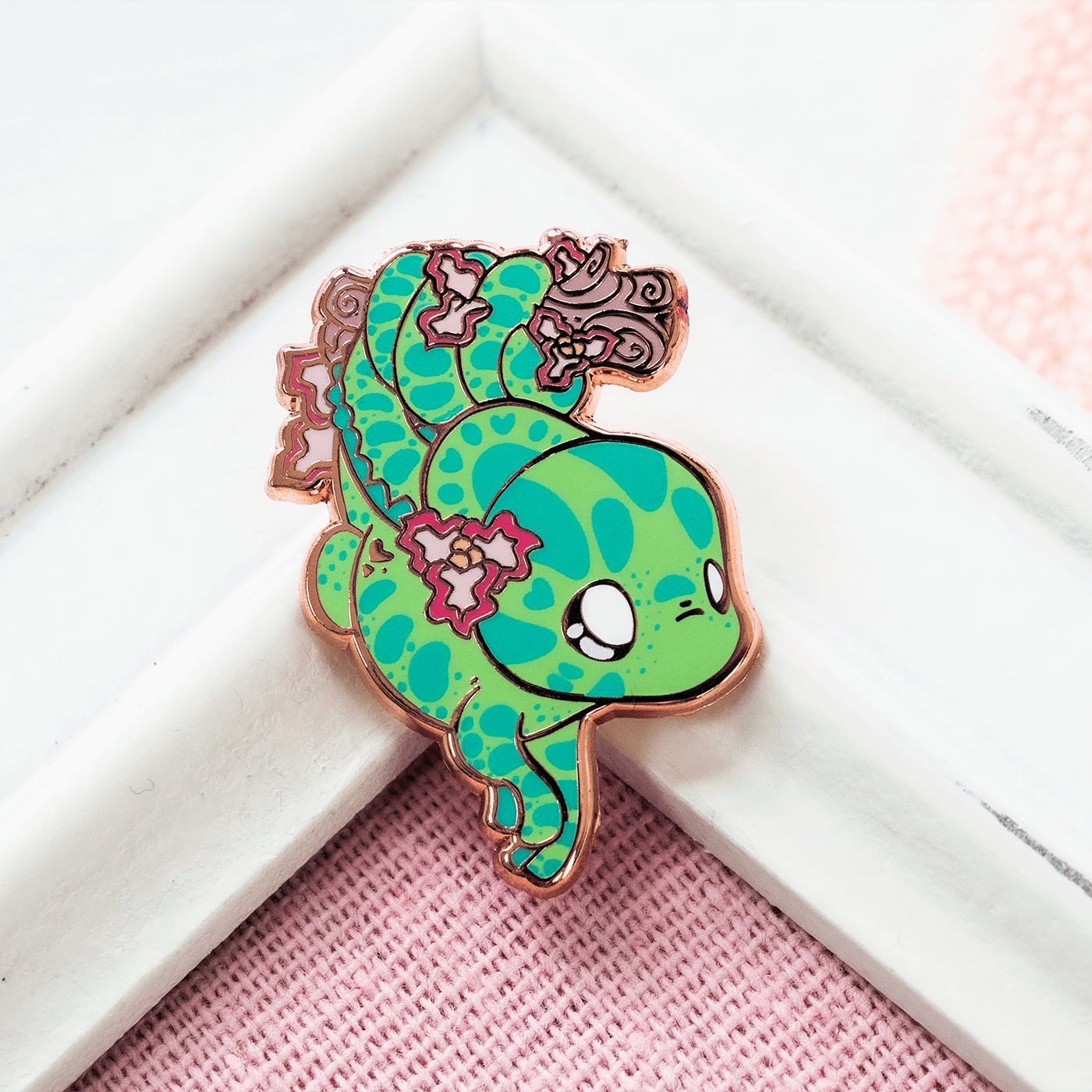 Sahel Chameleon Enamel Pin