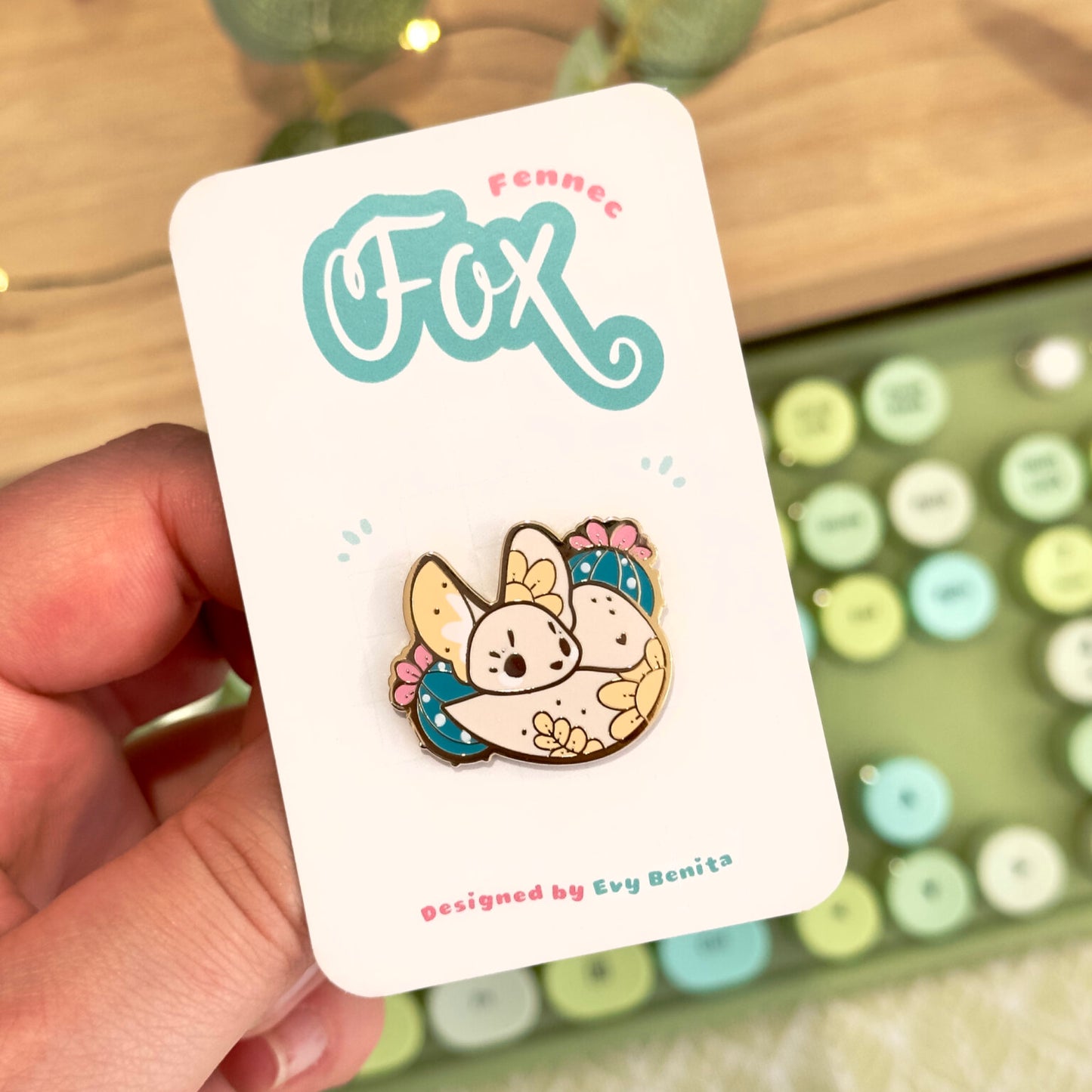 Fennec Fox Enamel Pin