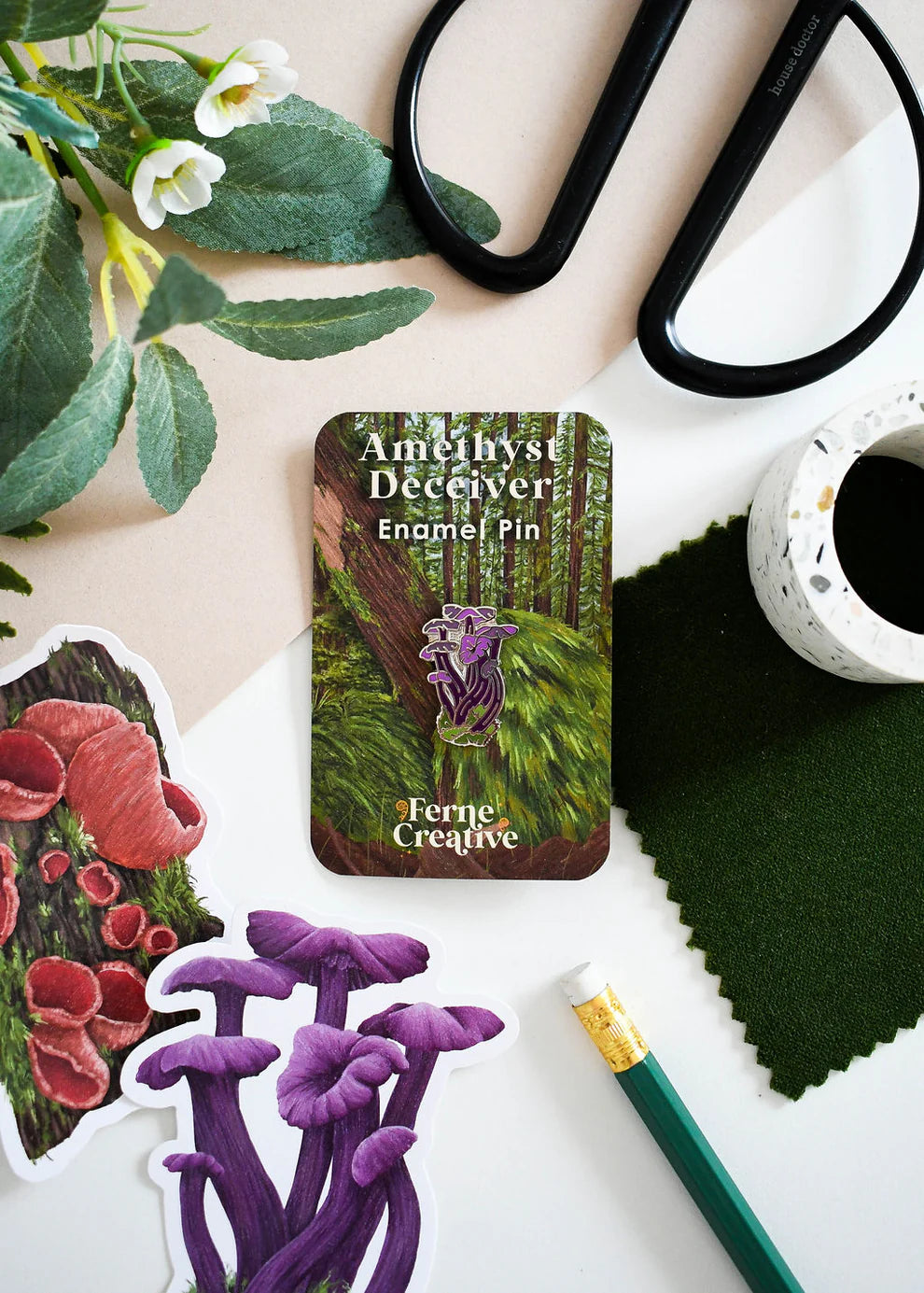 Amethyst Deceiver Enamel Pin