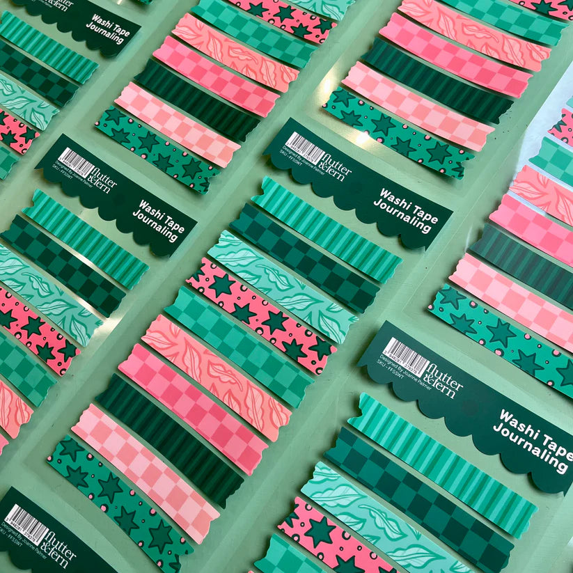 Washi Tape Journaling Sticker Sheet