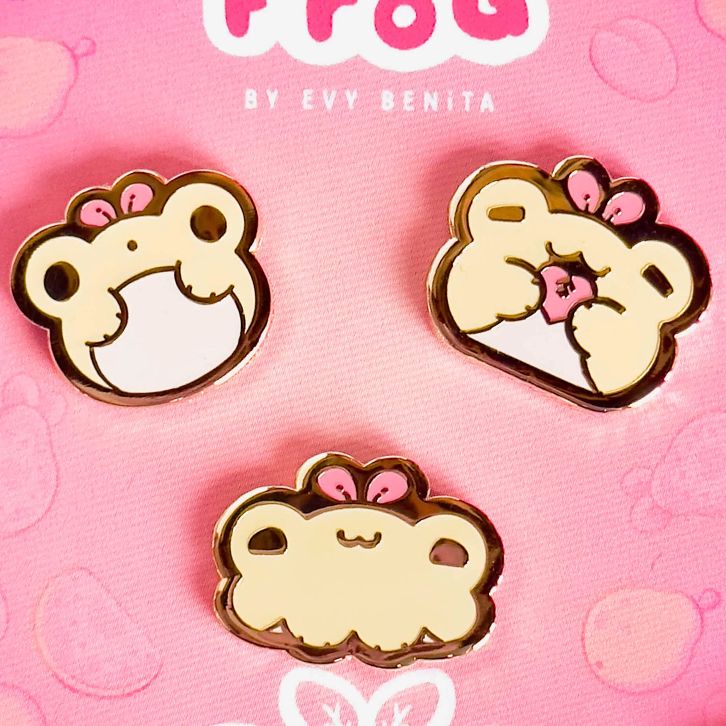Froot Frog Enamel Pin Set