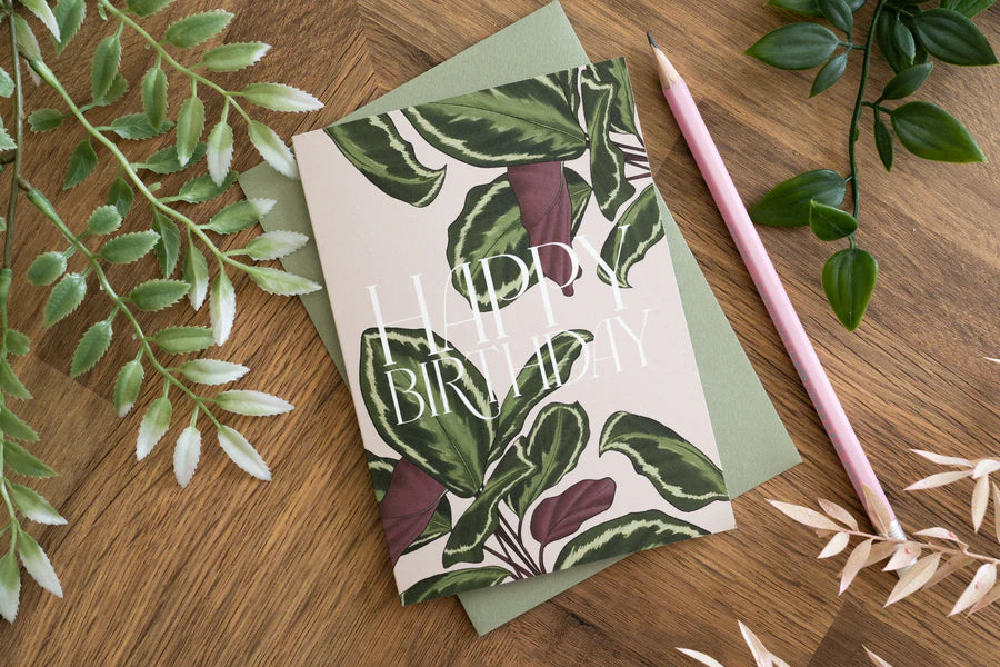 Happy Birthday Plant Card