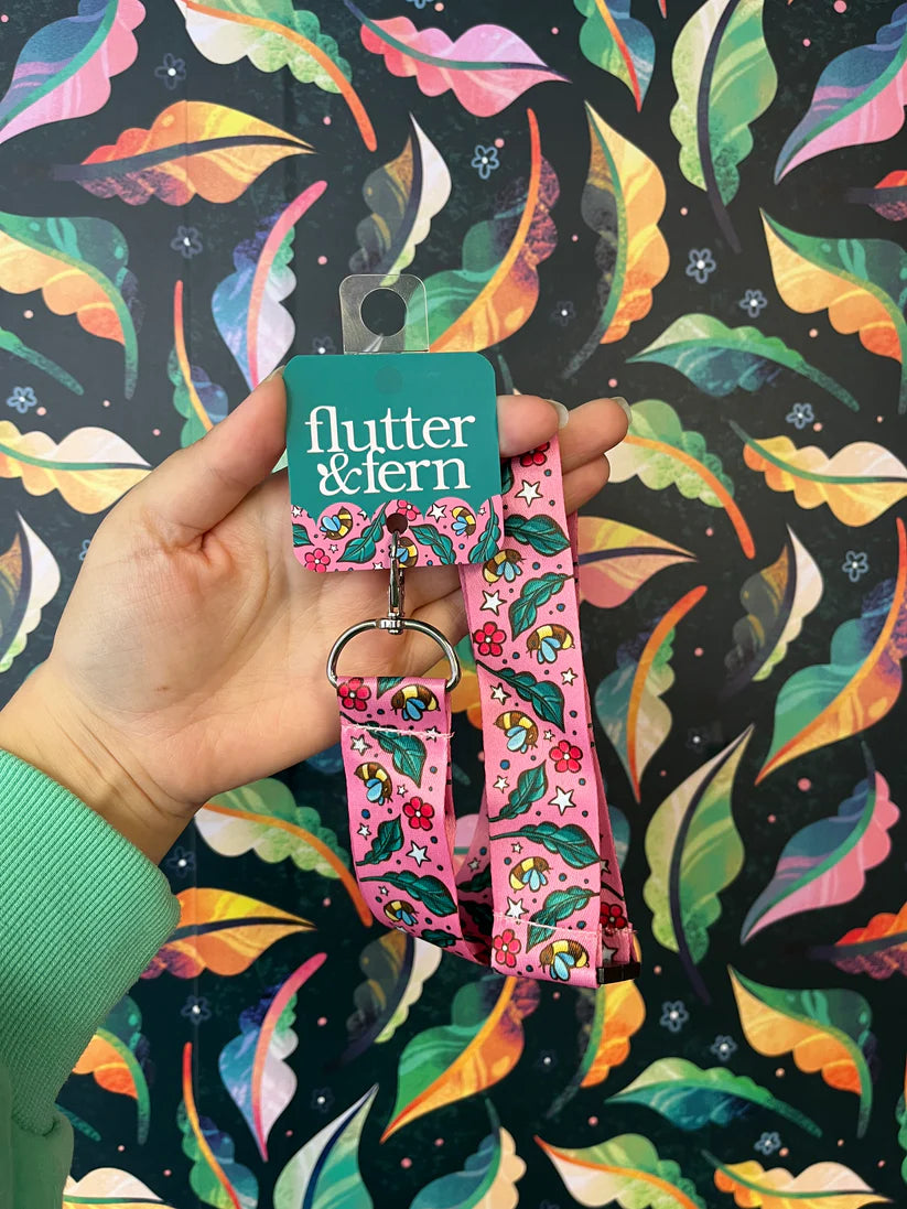 Bee & Flowers Lanyard