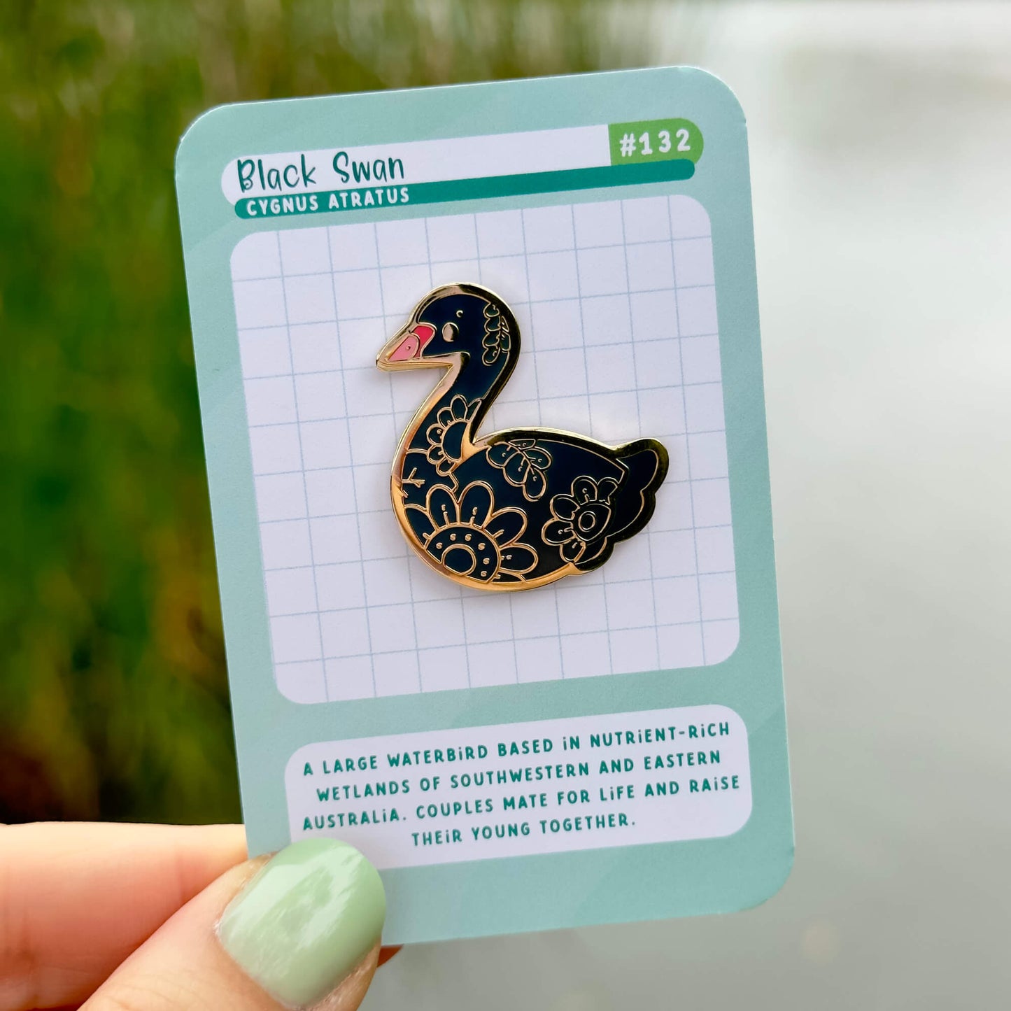Black Swan Enamel Pin