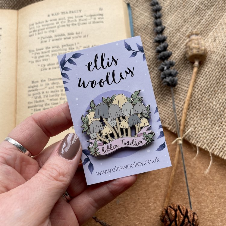 Fairy Inkcaps Enamel Pin