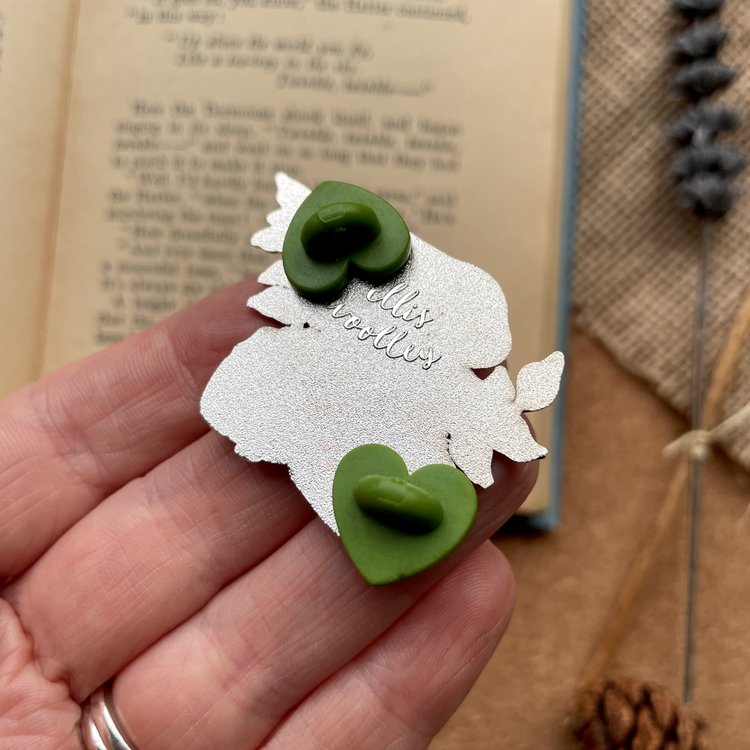 Indigo Milkcap Enamel Pin