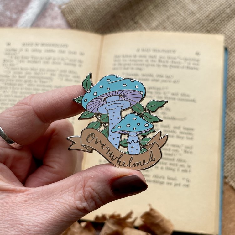 Verdigris Agaric Enamel Pin