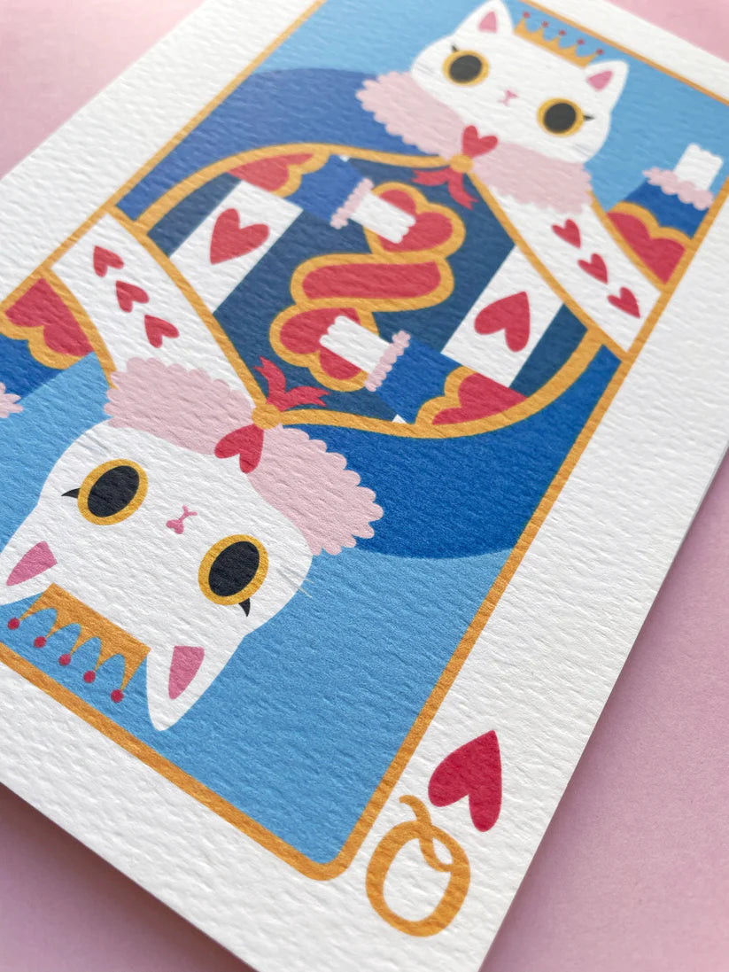 Queen of Hearts Card