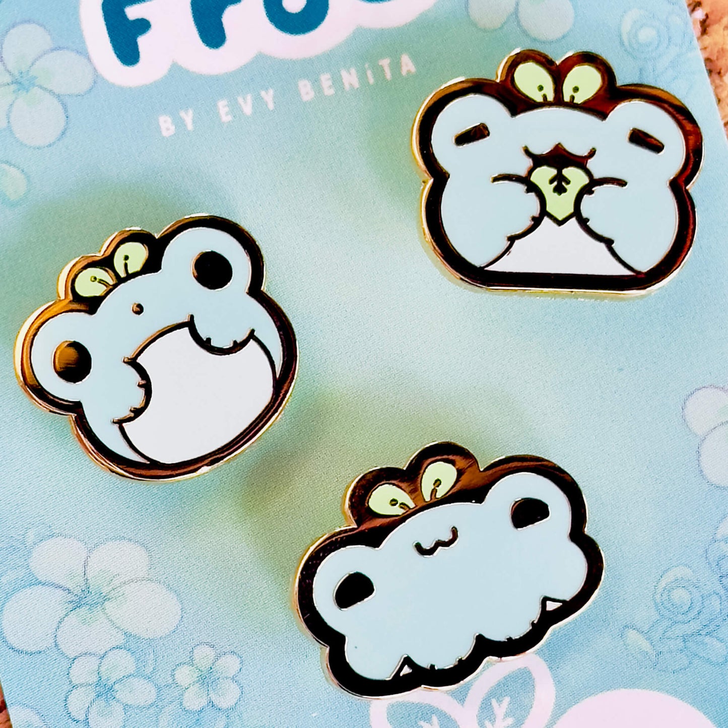 Froot Frog Enamel Pin Set