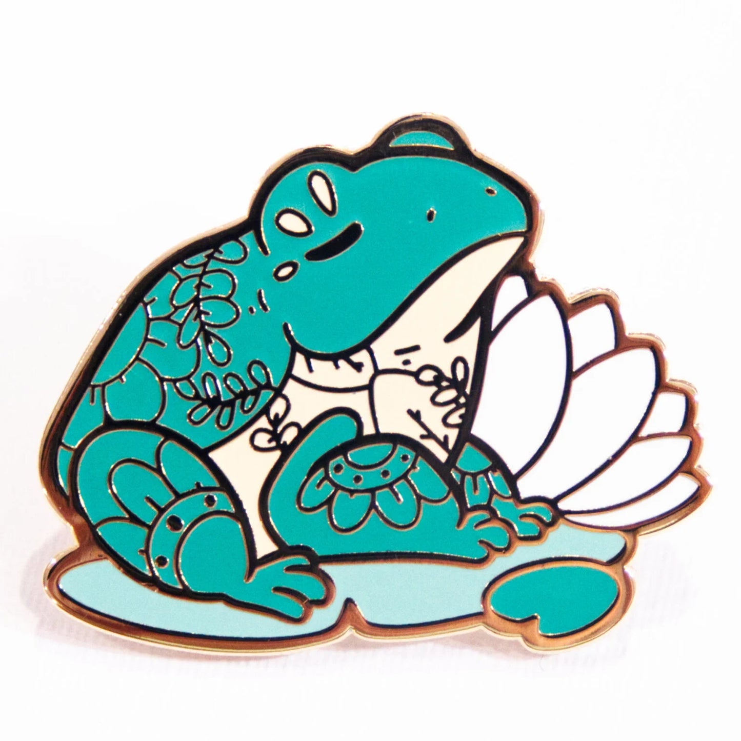 Iberian River Toad Enamel Pin