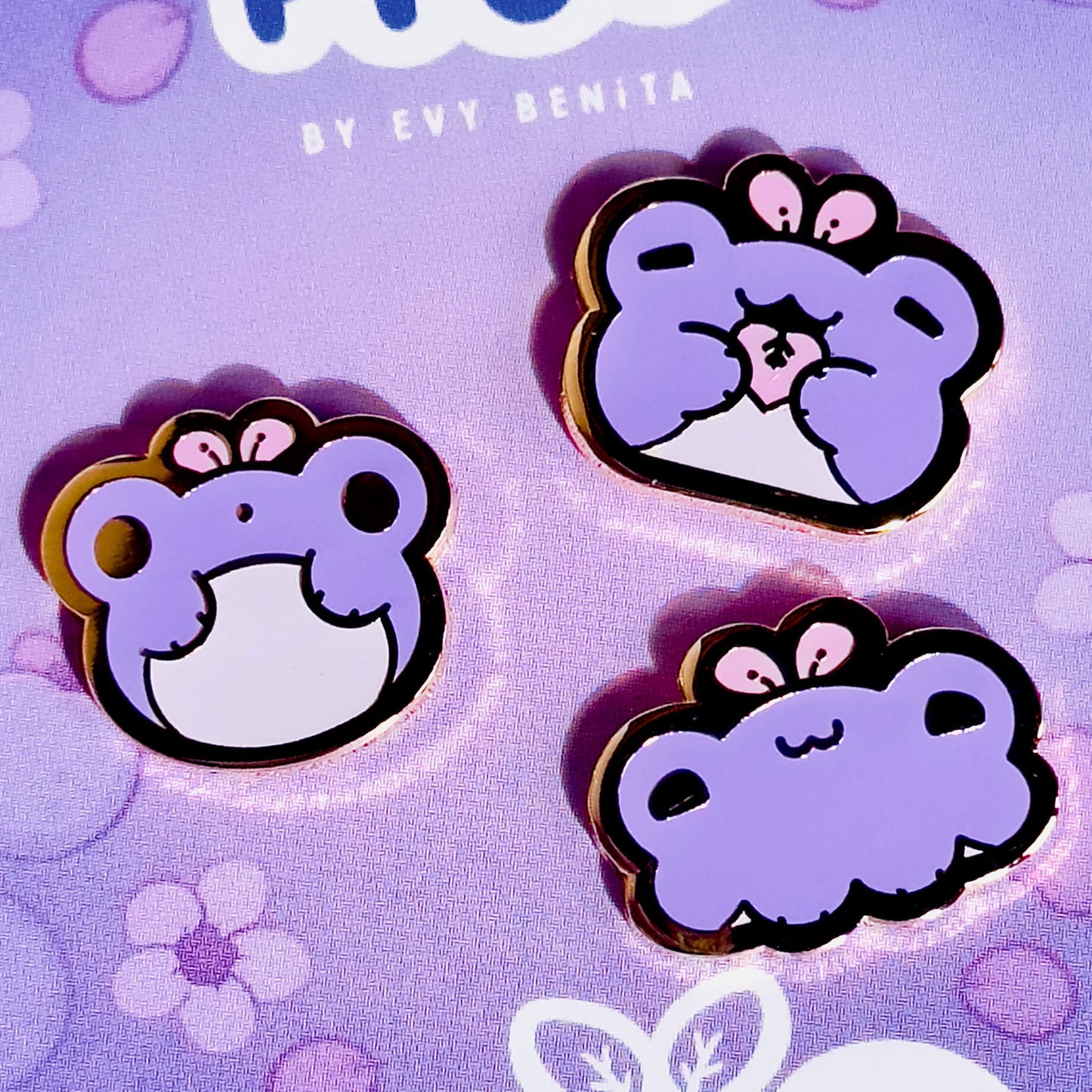 Froot Frog Enamel Pin Set