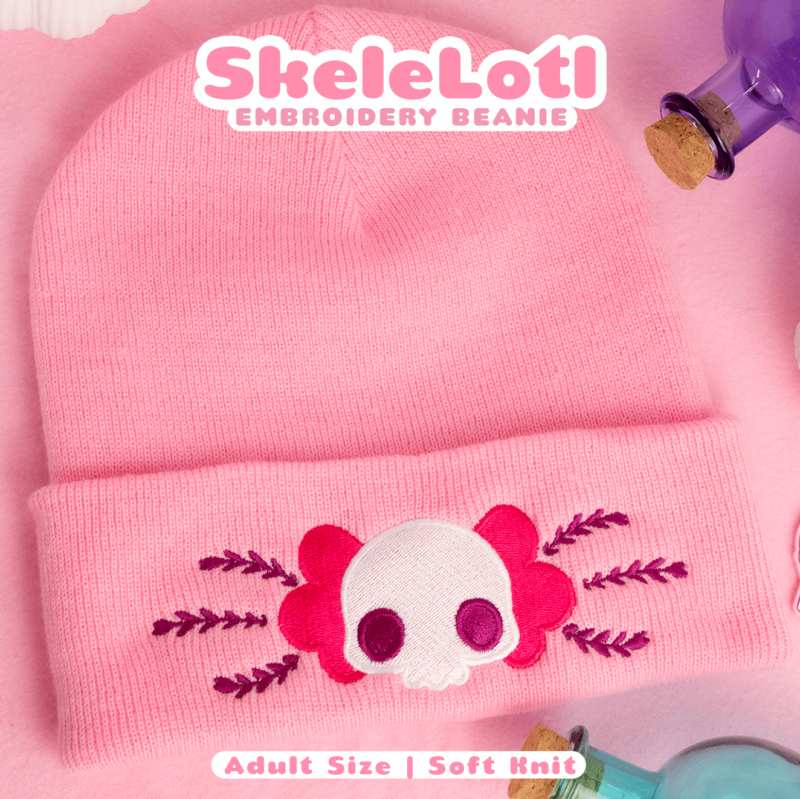 SkeleLotl Knit Beanie