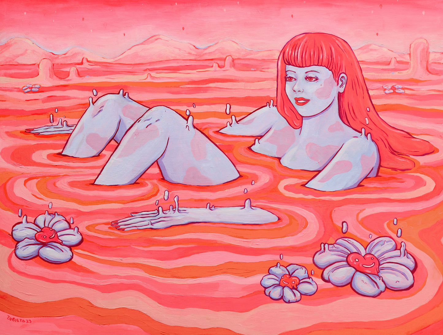 WARM WATERS A5 PRINT