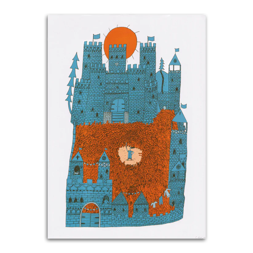 Blue Castle A3 Print