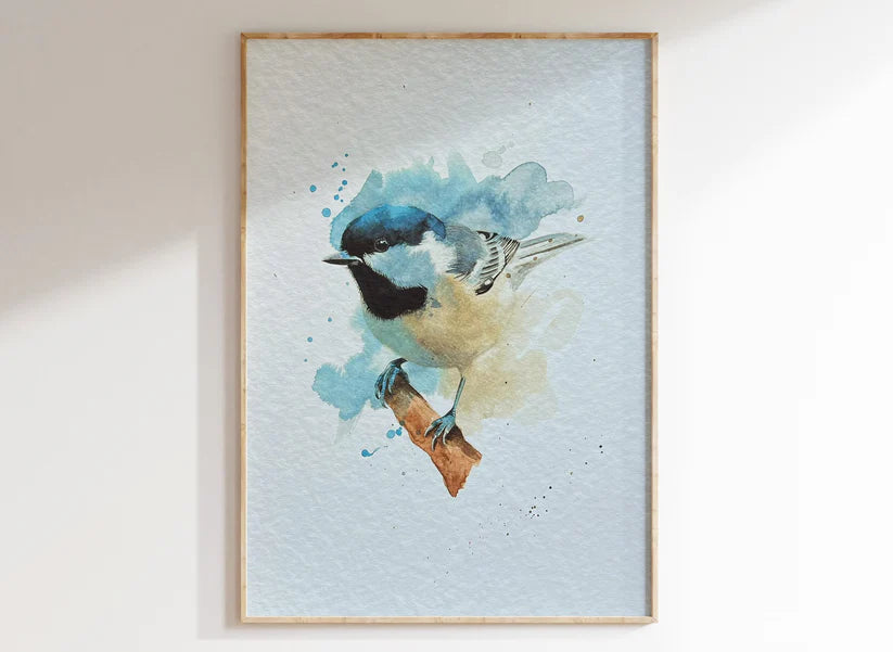 Coal Tit A4 Print