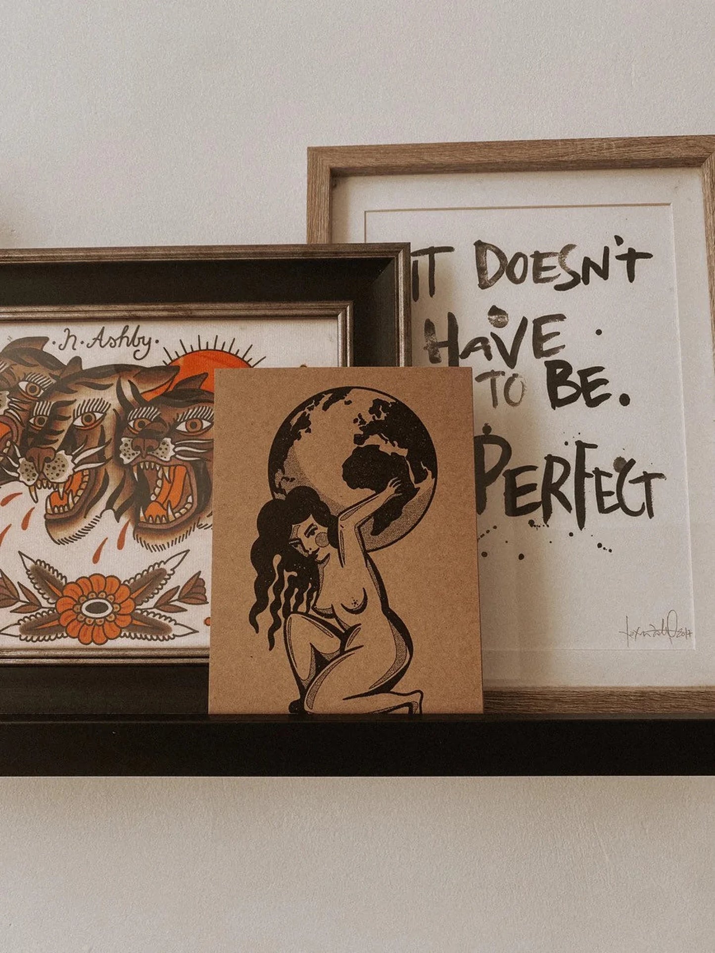 Weight Of The World A5 Print