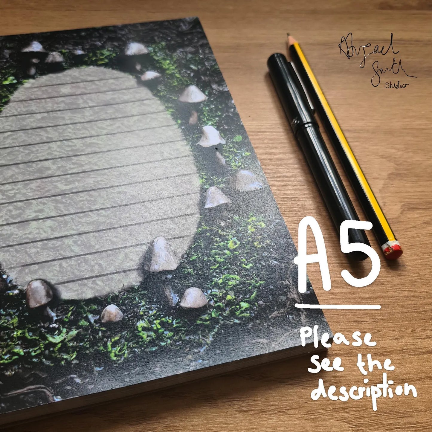 Fairy Mushroom Circle Notepad
