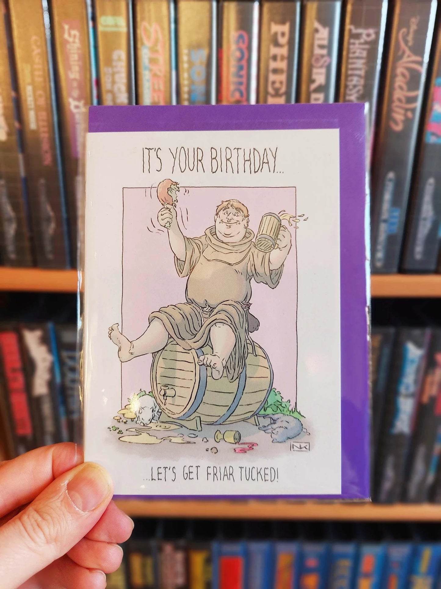 Let's get Friar Tucked Card