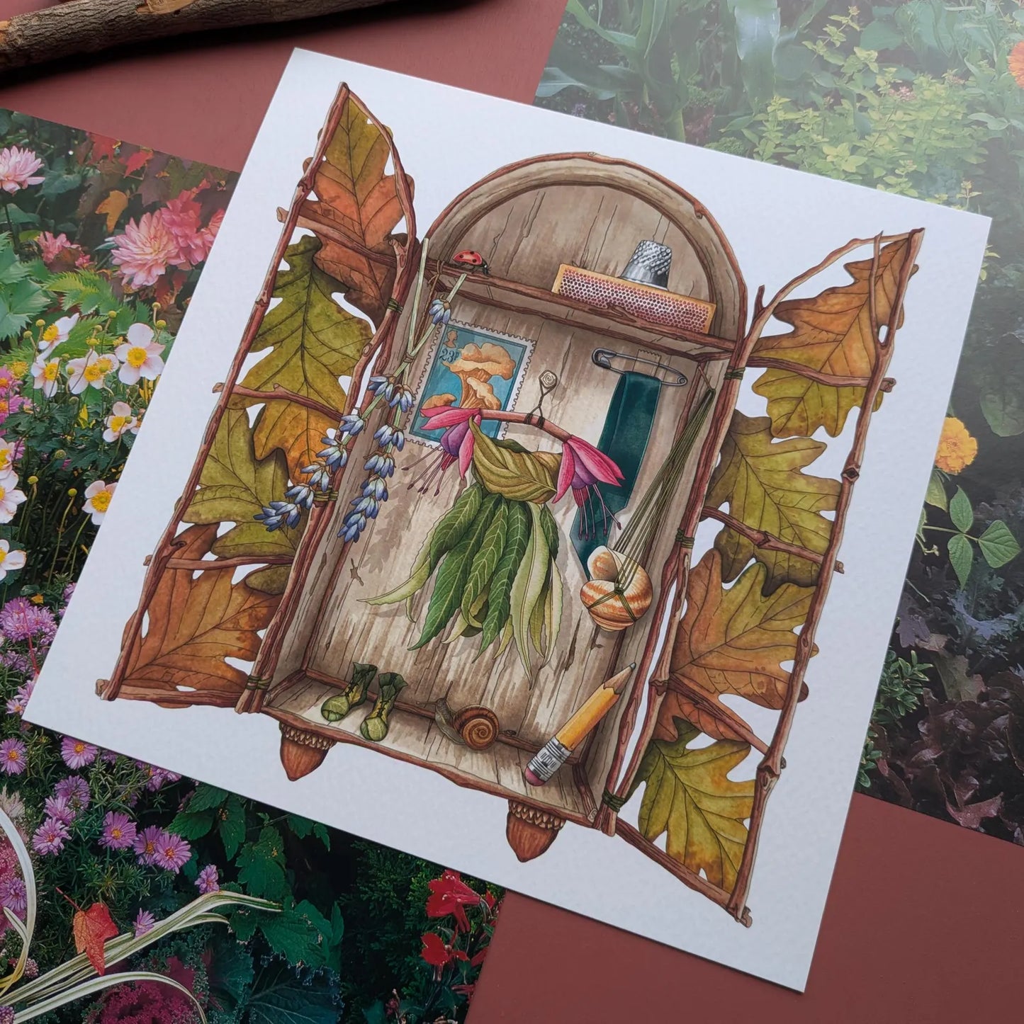 Fairy Wardrobe 210mm x 210mm Print