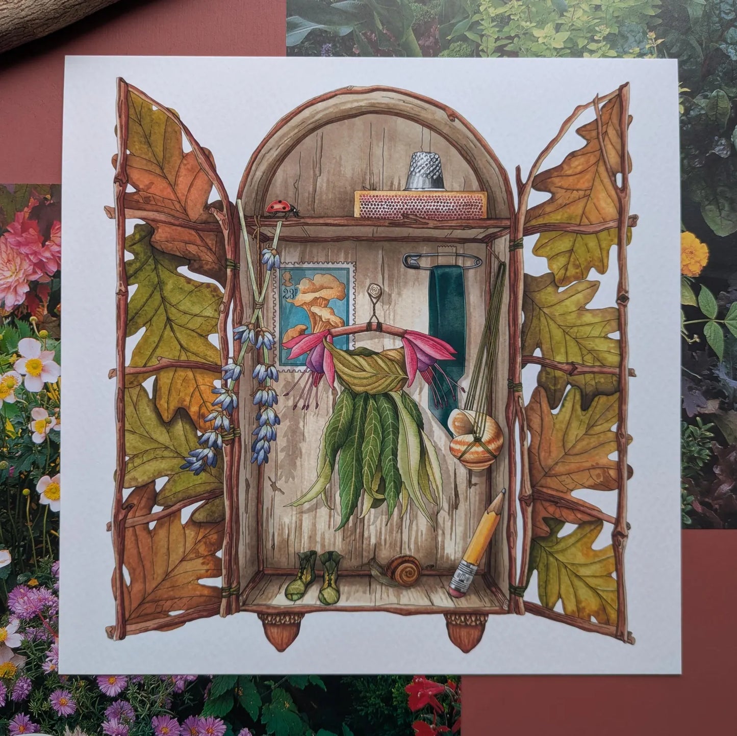 Fairy Wardrobe 210mm x 210mm Print