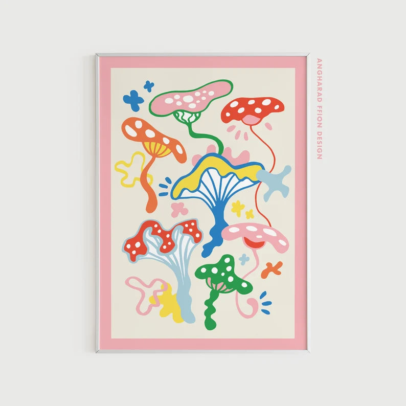 Funky Fungi Print