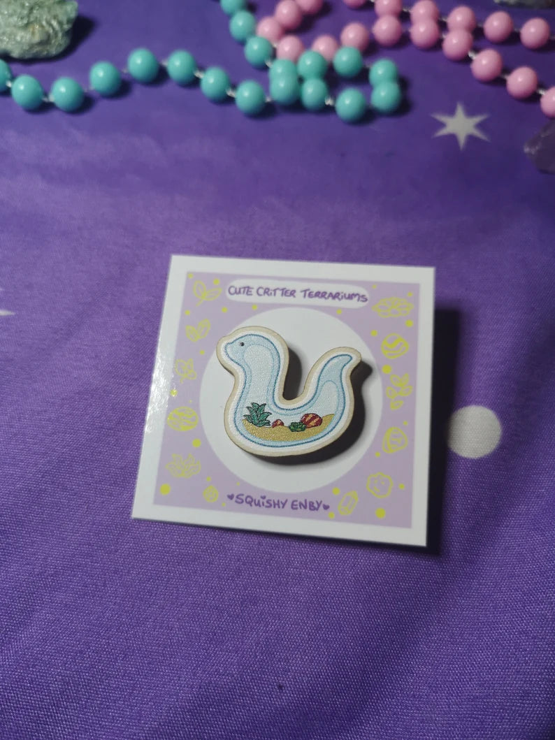 Hognose Snake Terrarium Wooden Pin