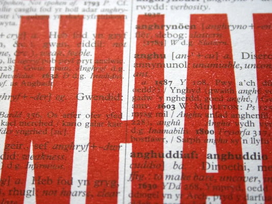 Hen Wlad Fy Nhadau A4 Print