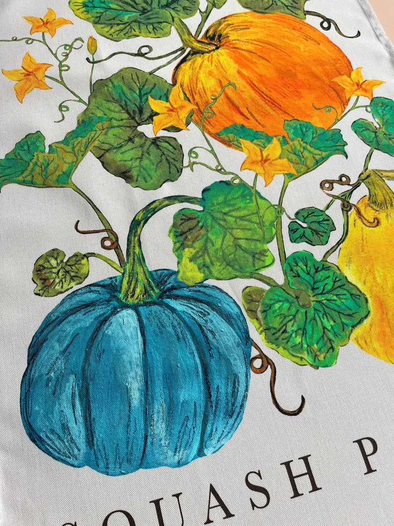 Squash Patch Tea Towel