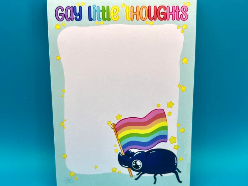 Gay Little Thoughts Notepad