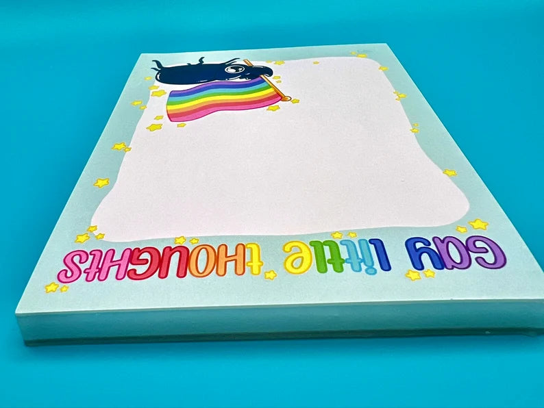 Gay Little Thoughts Notepad