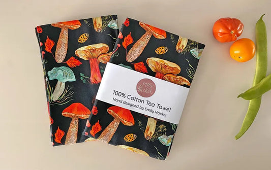 Mushroom Tea Towel