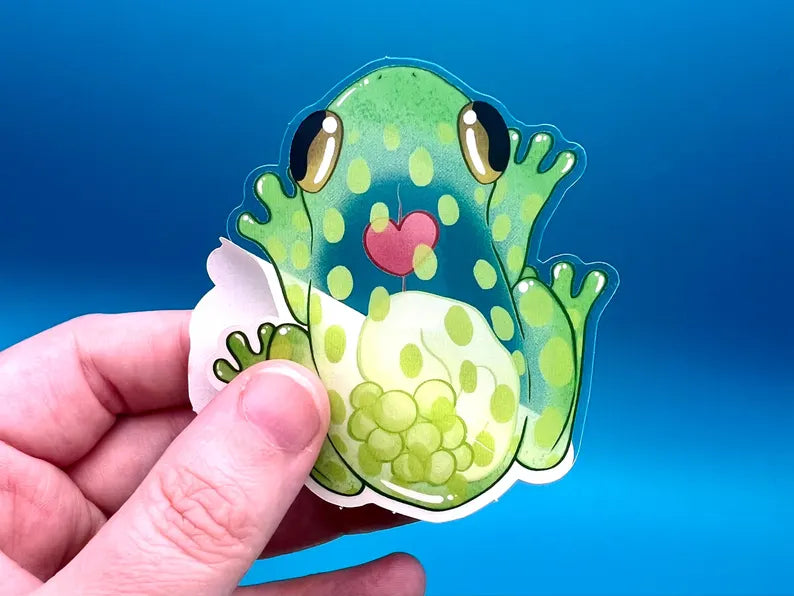 Glass Frog Sticker
