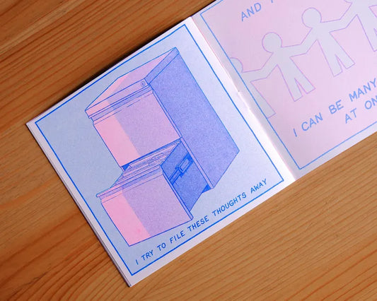 Overthinking Riso Printed ZIne