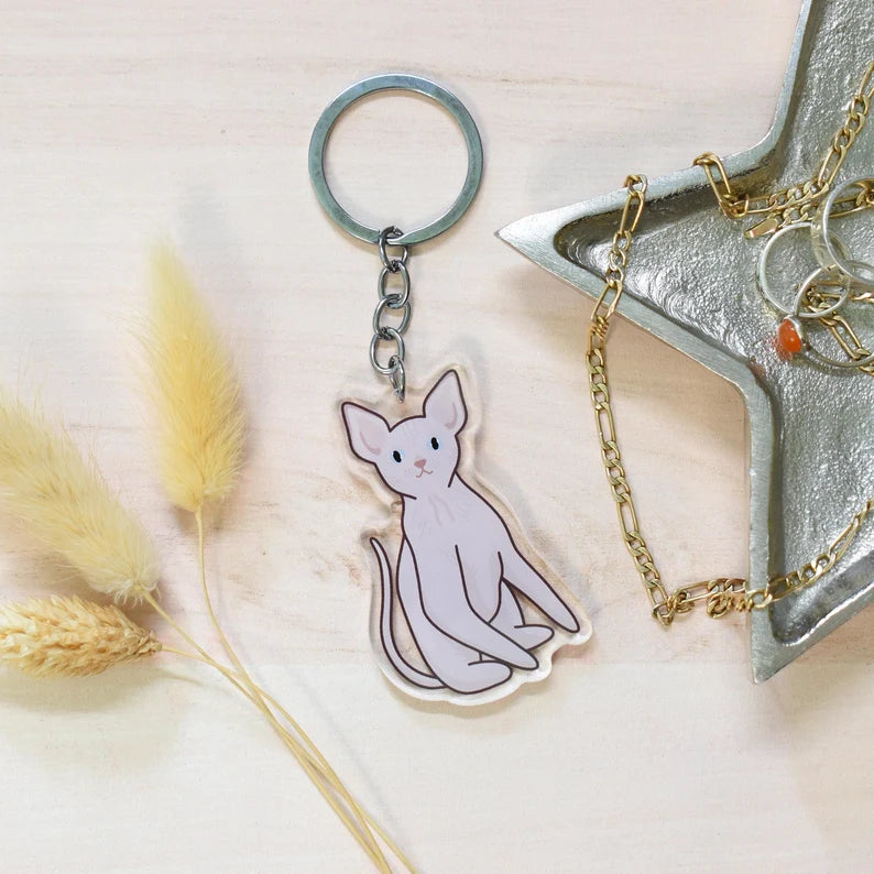 Sphynx Keyring