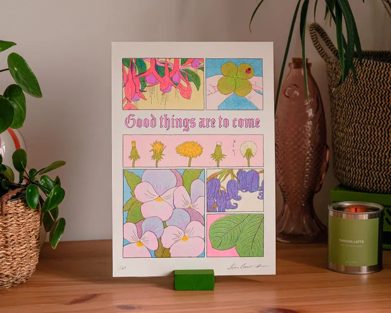 Good Things A4 Riso Print