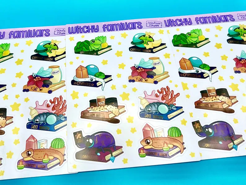 Witchy Familiars Sticker Sheet