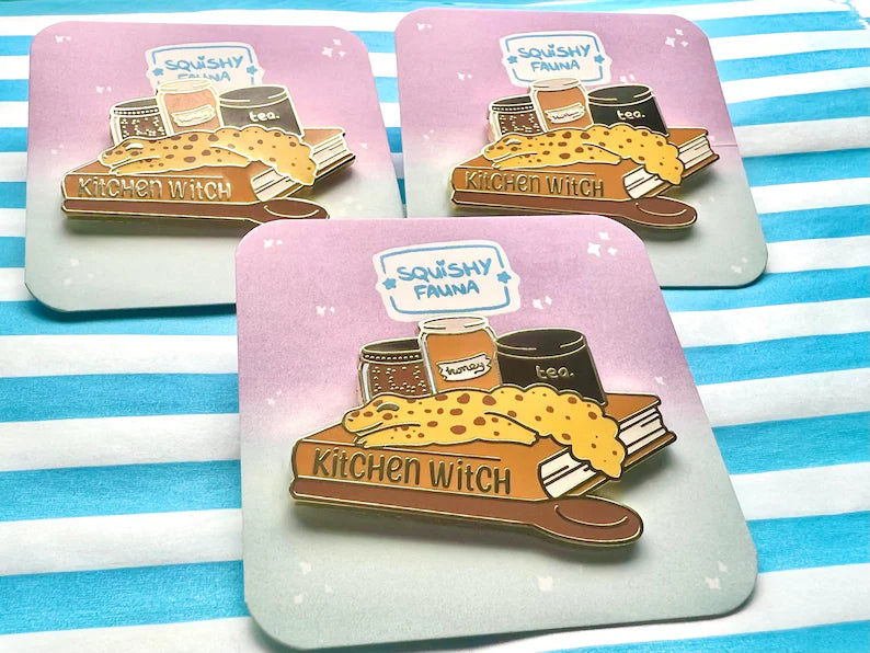 Kitchen Witch Enamel Pin