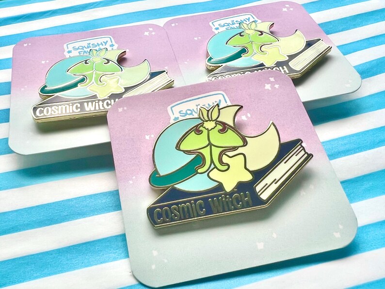 Cosmic Witch Enamel Pin