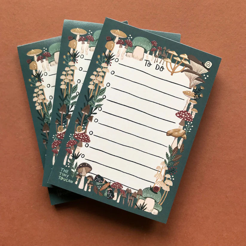 Mushroom Memo Pad