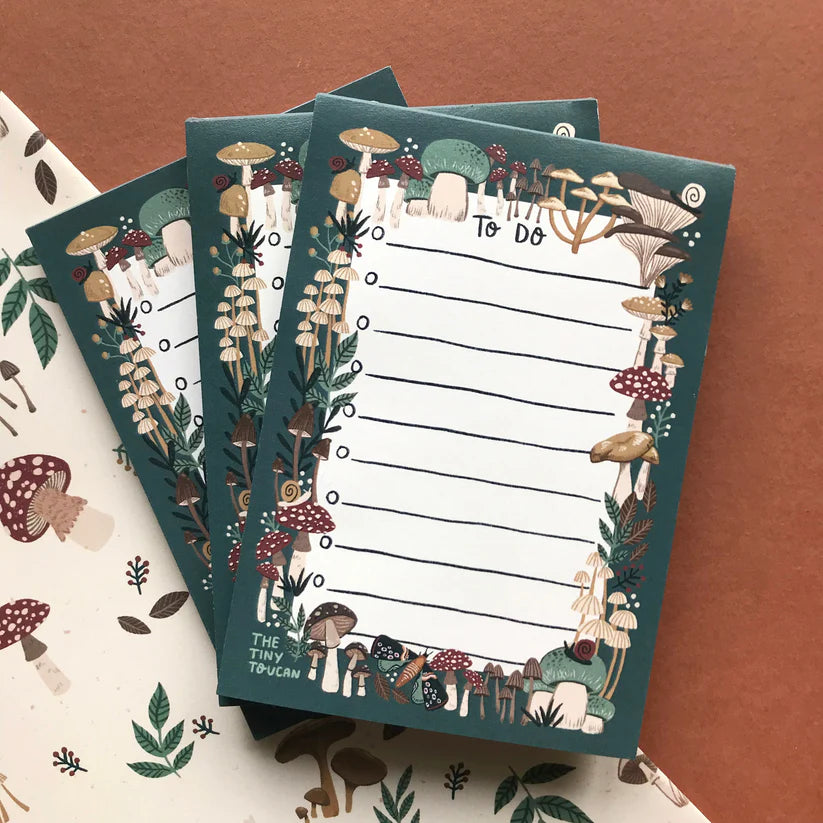 Mushroom Memo Pad