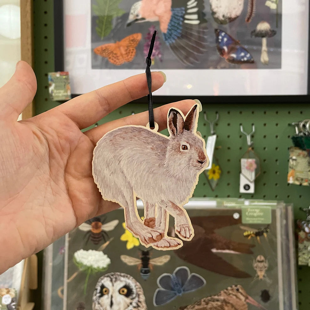 Hare Wooden Hanging Decoration