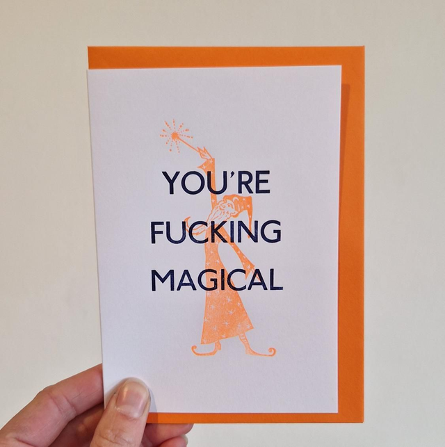 You're Fucking Magical Card