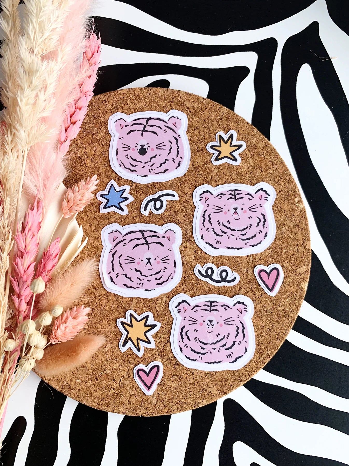 Pink Tiger Sticker Pack