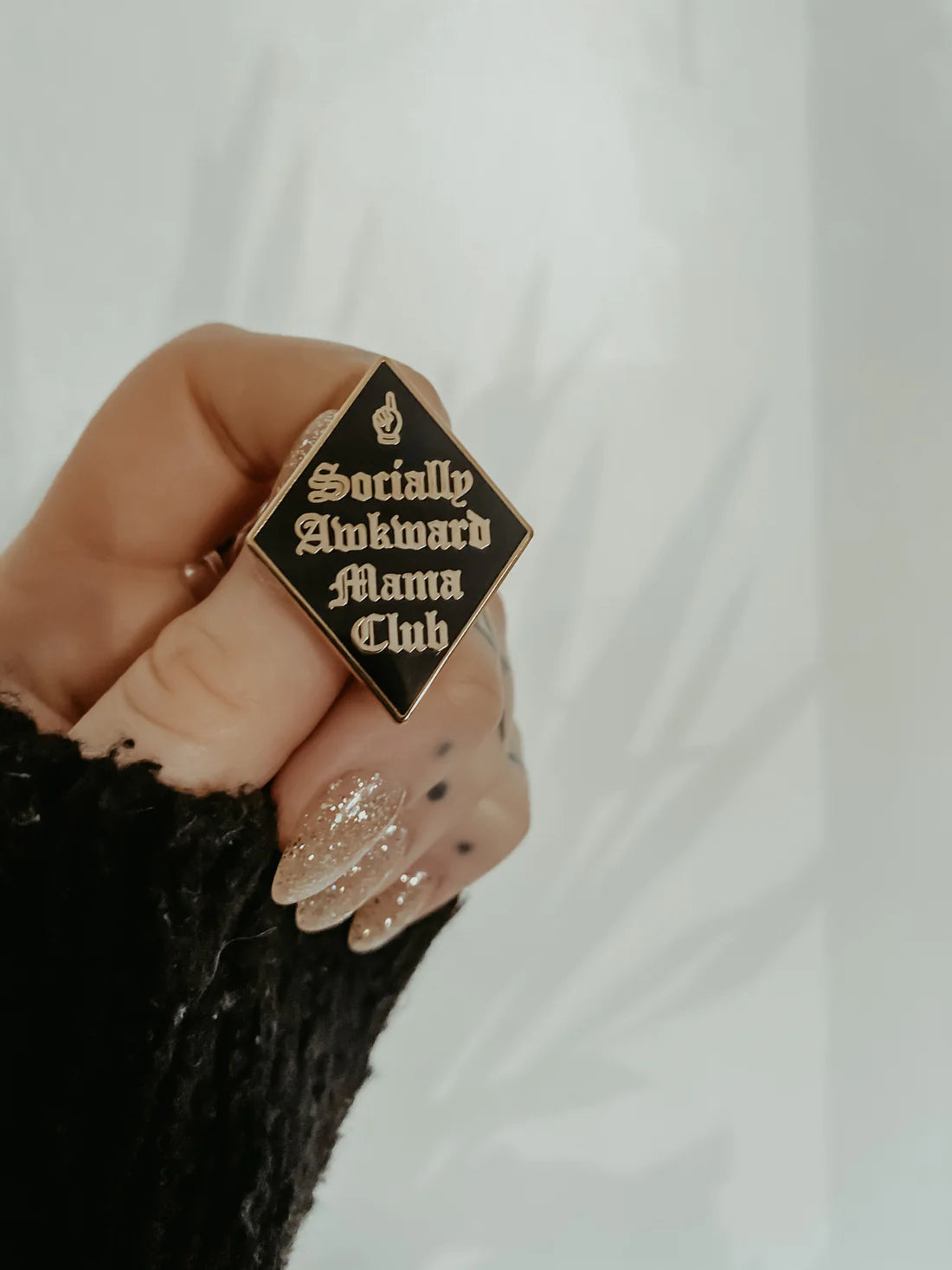 Socially Awkward Mama Club Enamel Pin