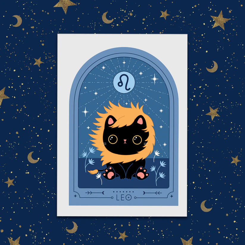 Leo Zodiac A5 Print