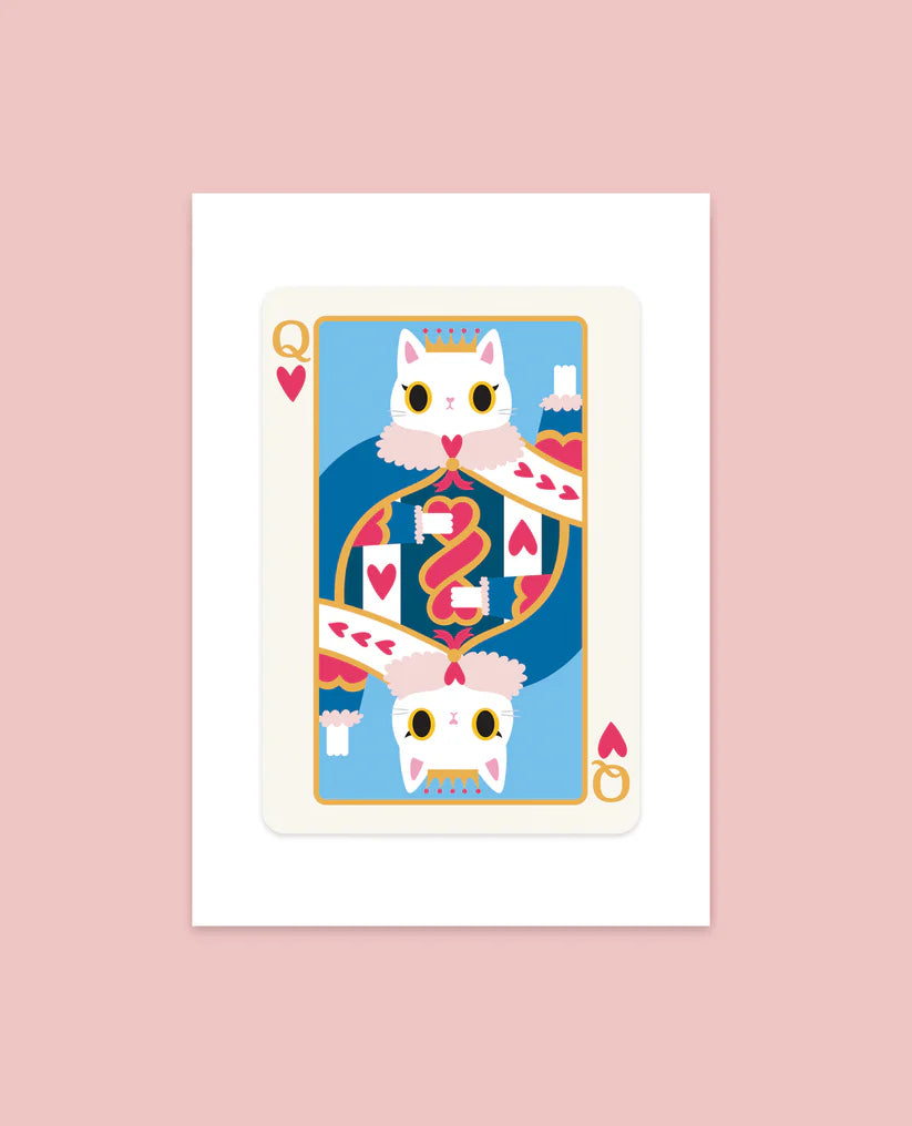 Queen of Hearts Print