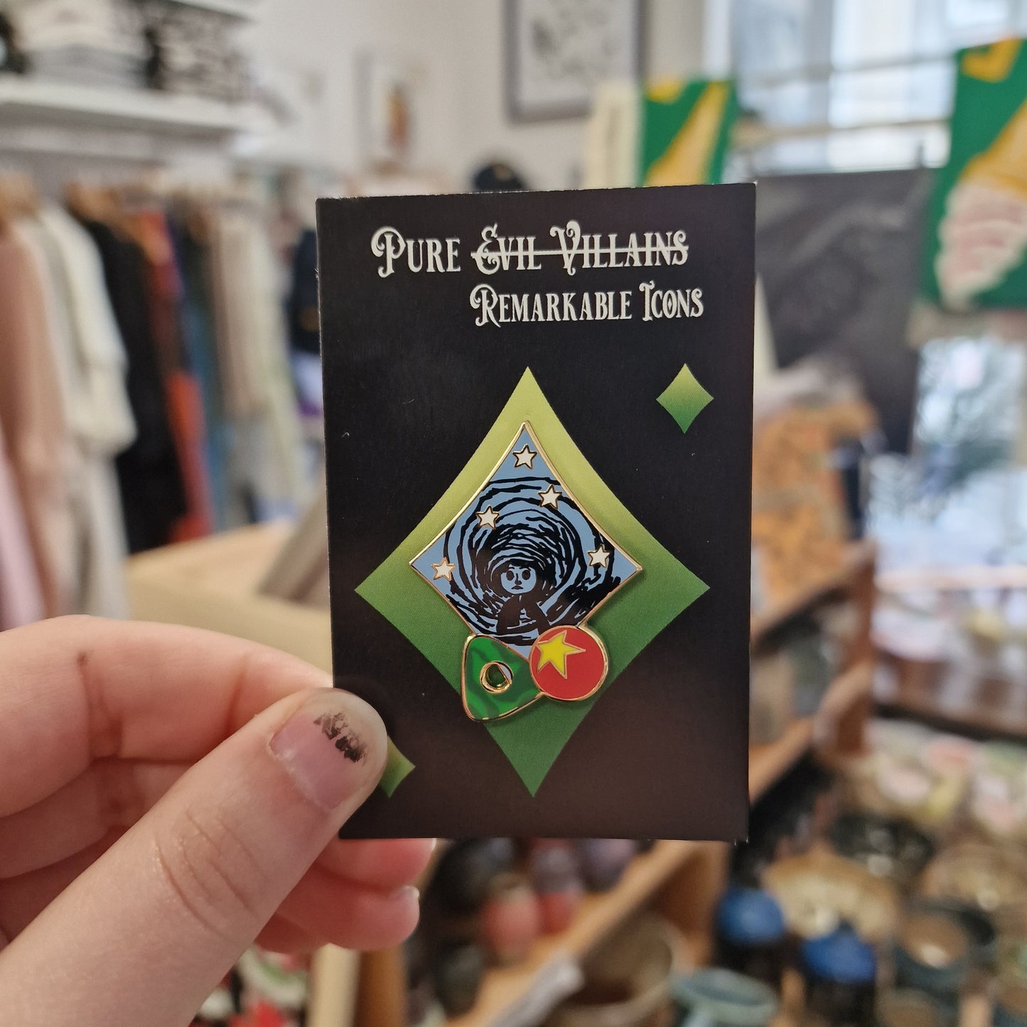 Coraline Enamel Pin